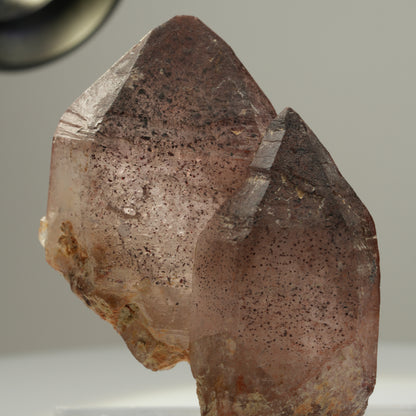 Skelett Phantom Amethyst Spitzen Gruppe mit Hämatit Brandberg Namibia 55*43*22mm #14042