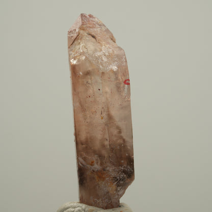 Enhydro Phantom Rauchquarz Skelett Doppelender, 1x Blase Goboboseb, Namibia 52*15*14mm #14044