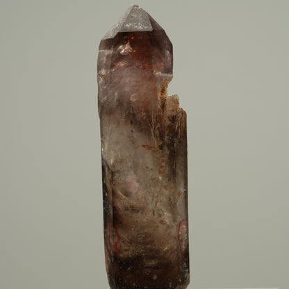 Enhydro Skelett Fenster Phantom Rauchquarz, 5x Blase Goboboseb, Namibia 60*17*11mm #14047