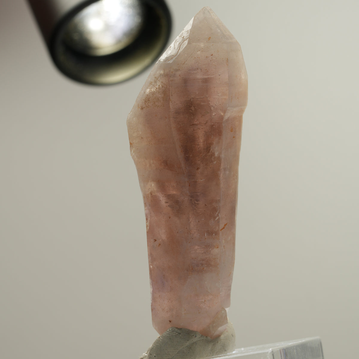 Skelett Phantom Amethyst Zepter Doppelender Spitze Brandberg, Namibia 72*25*23mm #14049