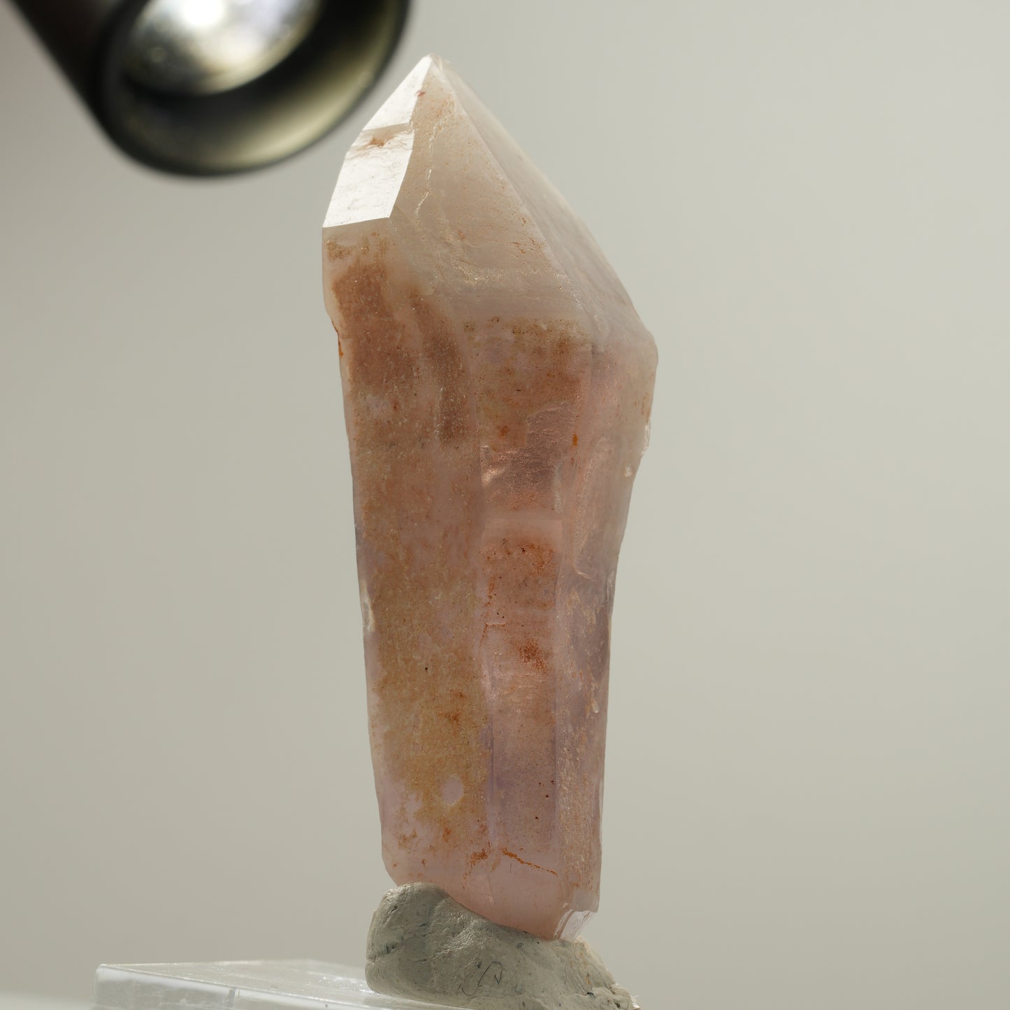Skelett Phantom Amethyst Zepter Doppelender Spitze Brandberg, Namibia 72*25*23mm #14049