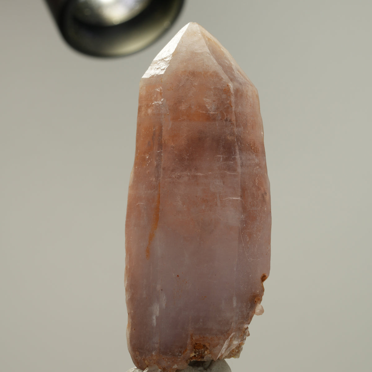 Skelett Phantom Amethyst Zepter Doppelender Spitze Brandberg, Namibia 70*27*23mm #14050