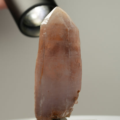 Skelett Phantom Amethyst Zepter Doppelender Spitze Brandberg, Namibia 70*27*23mm #14050