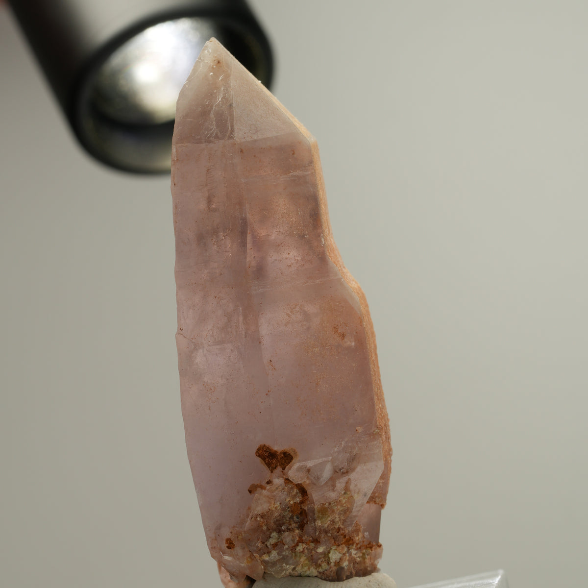 Skelett Phantom Amethyst Zepter Doppelender Spitze Brandberg, Namibia 70*27*23mm #14050