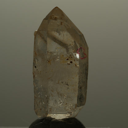Enhydro Phantom Rauchquarz Skelett Doppelender, 1x Blase Goboboseb, Namibia 49*21*15mm #14054