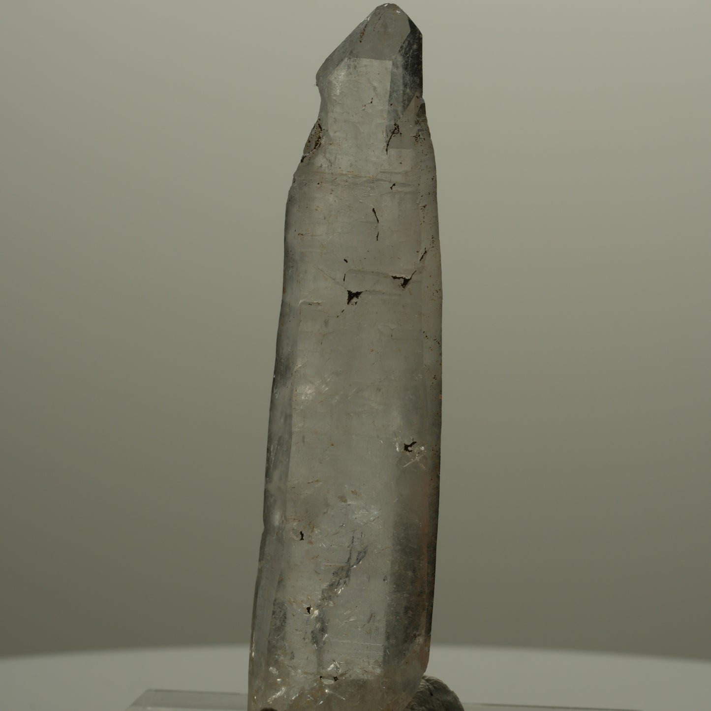 Tafelige Phantom Skelett Rauchquarz Spitze Goboboseb, Namibia 71*18*10mm #14061