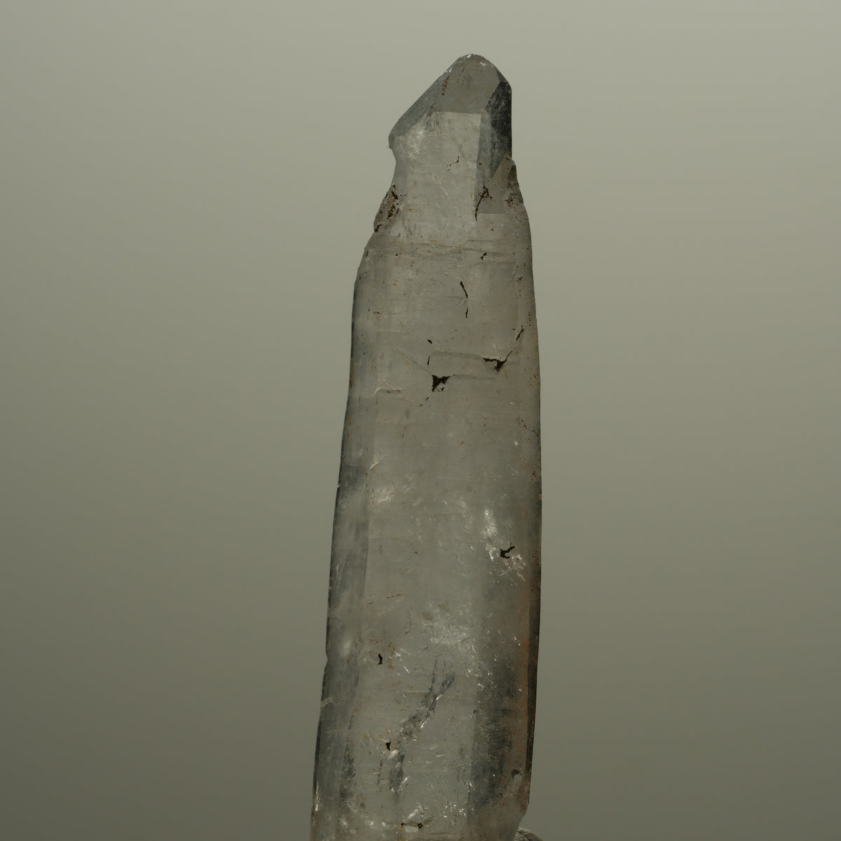 Tafelige Phantom Skelett Rauchquarz Spitze Goboboseb, Namibia 71*18*10mm #14061