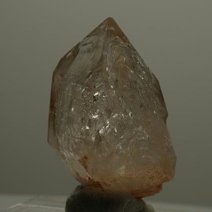 Enhydro Skelett Fenster Phantom Rauchquarz Zepter, 1x Blase Goboboseb, Namibia 46*29*28mm #14064