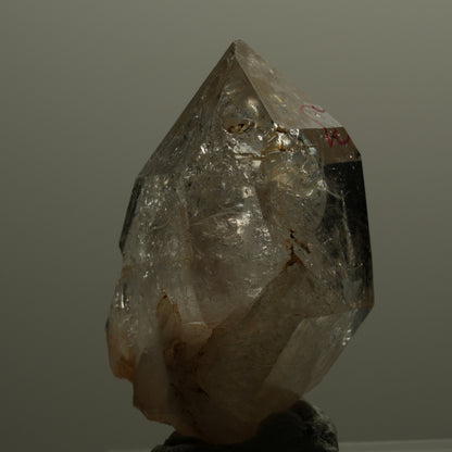 Enhydro Skelett Fenster Phantom Rauchquarz Zepter, 1x Blase Goboboseb, Namibia 46*29*28mm #14064