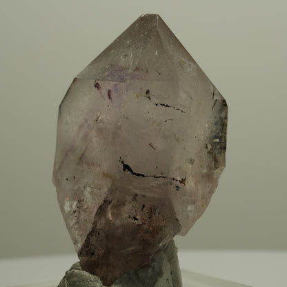 Harlekin Skelett Phantom Amethyst mit Analcim, Epidot Streep Mine, Namibia 53*34*23mm #14065