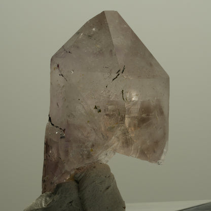 Harlekin Skelett Phantom Amethyst mit Analcim, Epidot Streep Mine, Namibia 53*34*23mm #14065