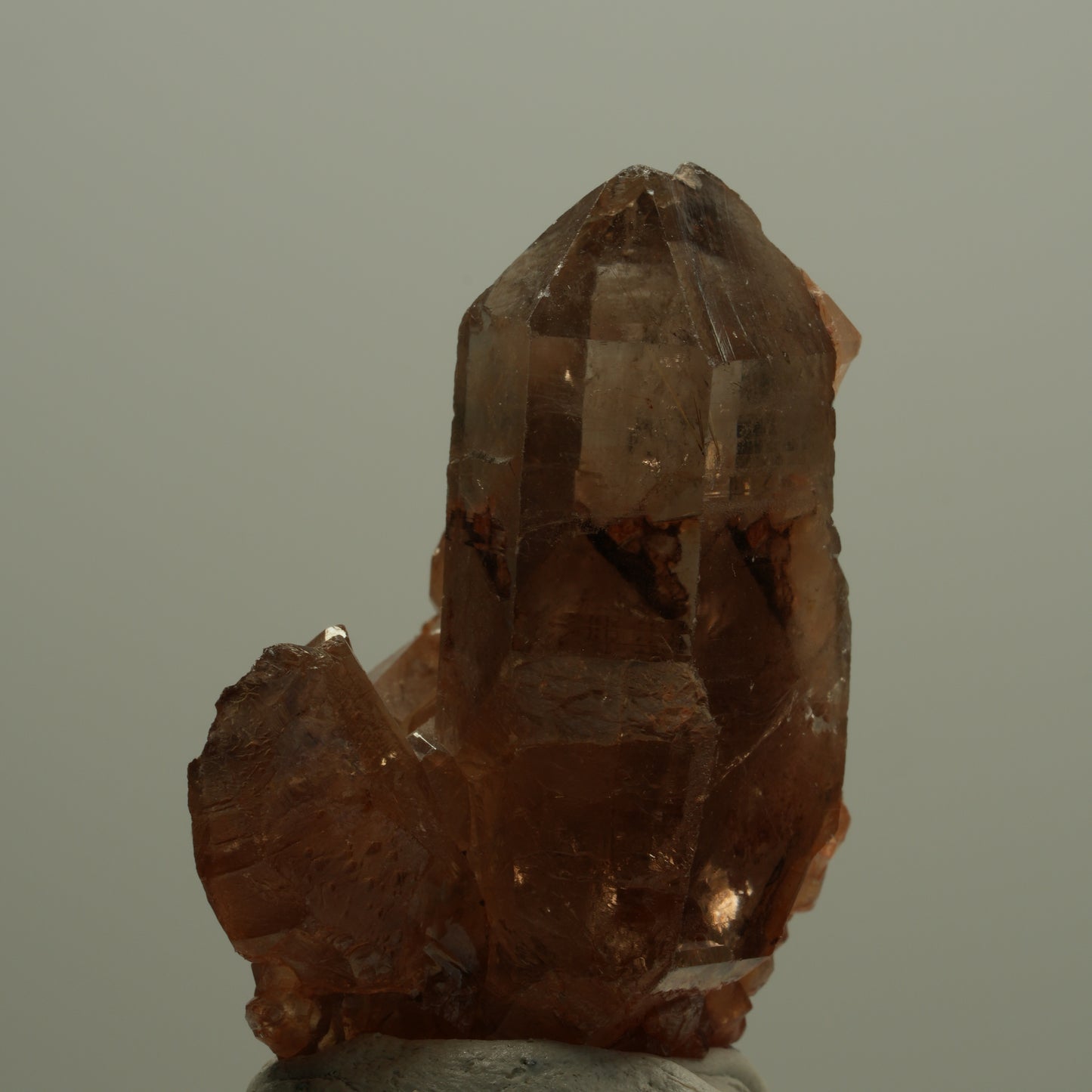 Seltene Phantom Rauchquarz Skelett Zepter Stufe Goboboseb, Namibia 39*28*21mm #14068