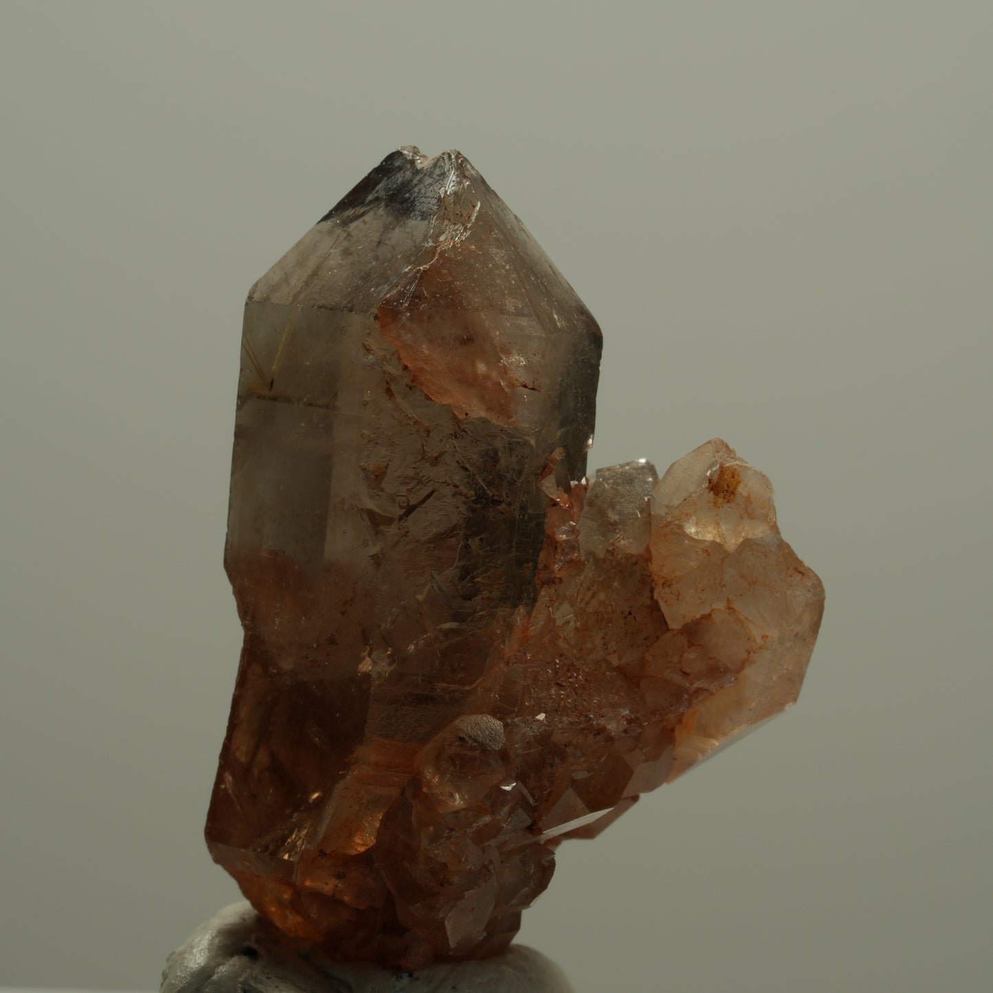 Seltene Phantom Rauchquarz Skelett Zepter Stufe Goboboseb, Namibia 39*28*21mm #14068