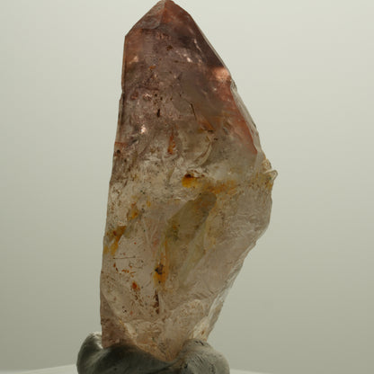 Schöne Phantom Skelett Rauchquarz Spitze Goboboseb, Namibia 63*32*24mm #14079