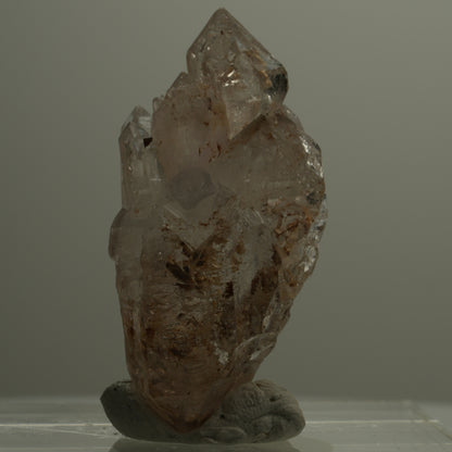 Skelett Phantom Rauchquarz Fenster Zepter Doppelender Goboboseb, Namibia 46*23*22mm #14084