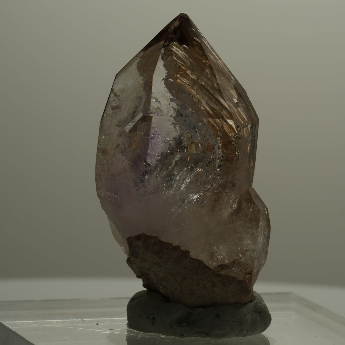 Seltene Skelett Phantom Amethyst Fenster Spitze Goboboseb, Namibia 43*23*23mm #14085