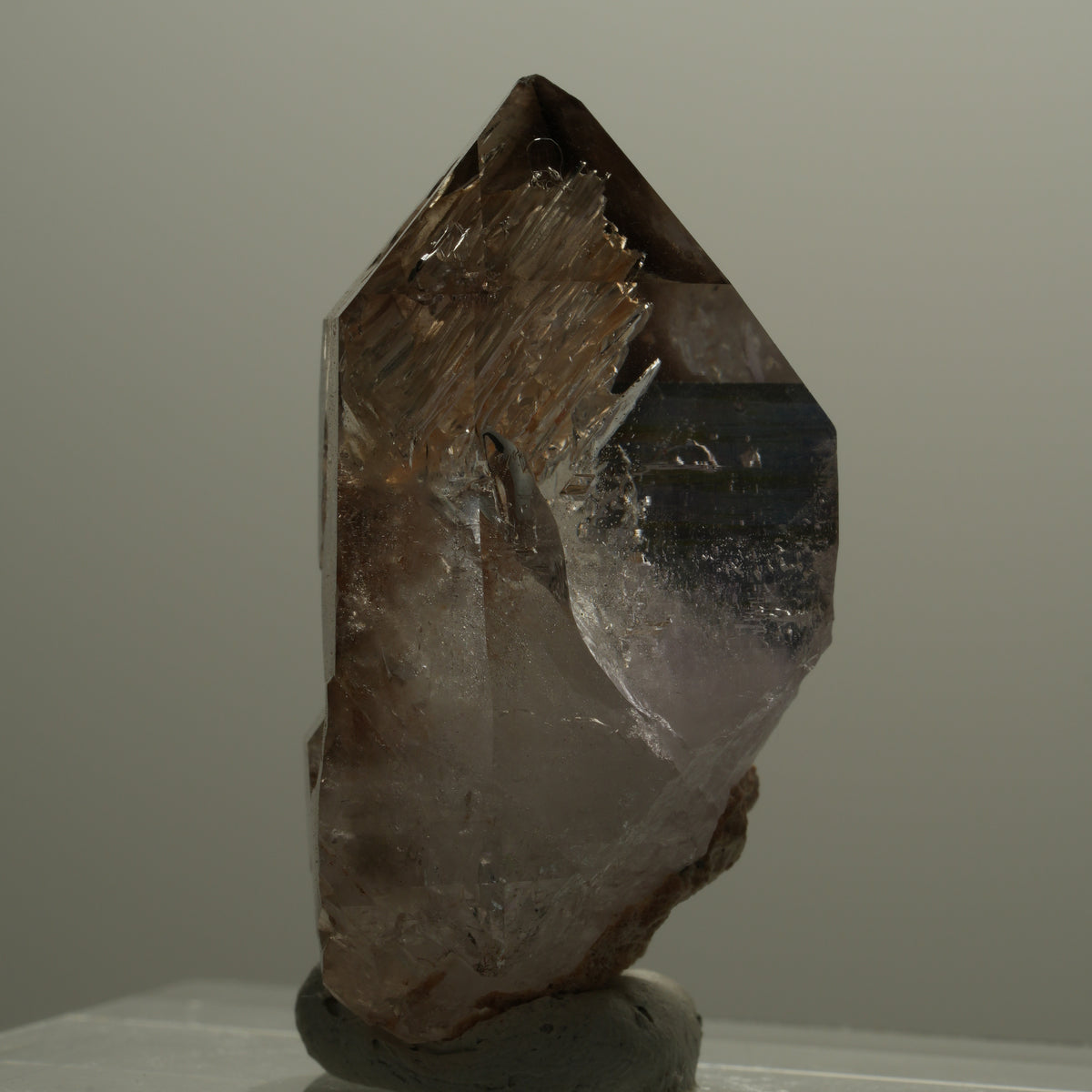 Seltene Skelett Phantom Amethyst Fenster Spitze Goboboseb, Namibia 43*23*23mm #14085