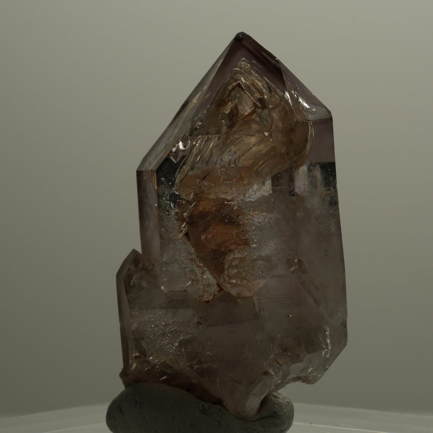 Seltene Skelett Phantom Amethyst Fenster Spitze Goboboseb, Namibia 43*23*23mm #14085