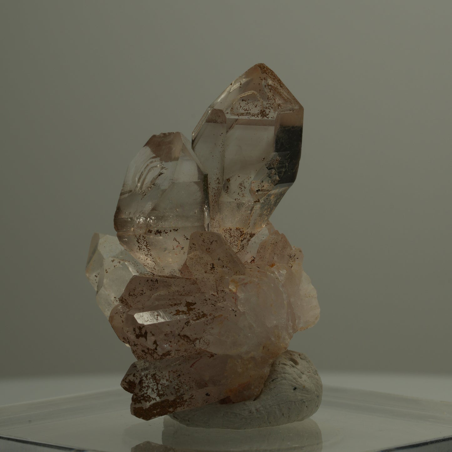 Skelett Phantom Rauchquarz Zepter Gruppe Goboboseb, Namibia 41*27*25mm #14087