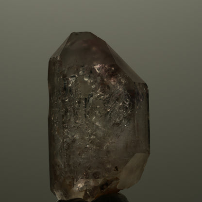 Enhydro Phantom Rauchquarz Skelett Doppelender, große Blase Goboboseb, Namibia 20*11*7mm #14092