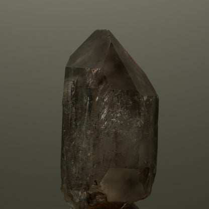 Enhydro Phantom Rauchquarz Skelett Doppelender, große Blase Goboboseb, Namibia 20*11*7mm #14092