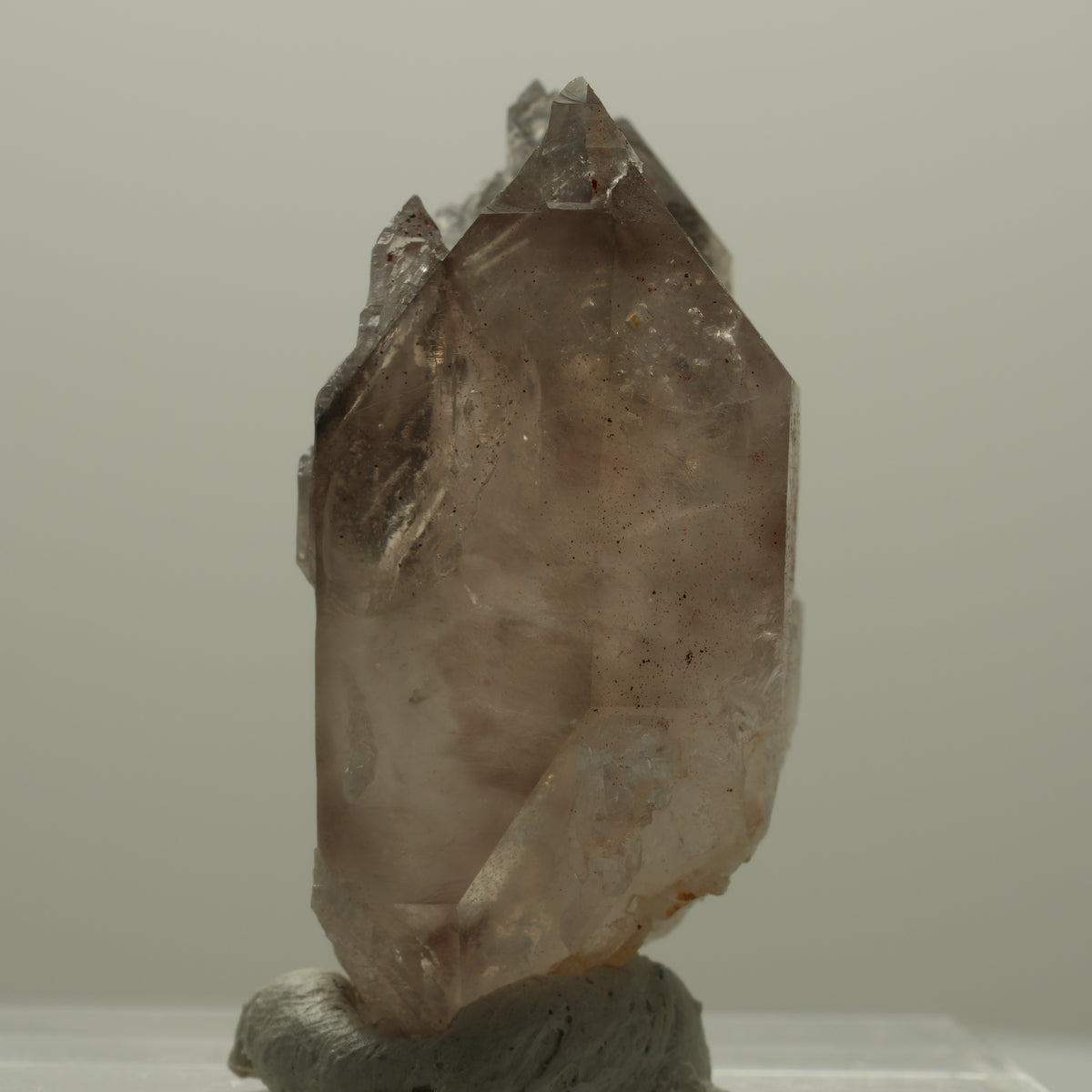 Seltene Phantom Rauchquarz Skelett Zepter Spitze Goboboseb, Namibia 20*12*10mm #14093