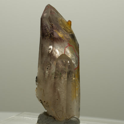 Enhydro Phantom Rauchquarz, große + viele kleine Blasen Goboboseb, Namibia 26*12*8mm #14094