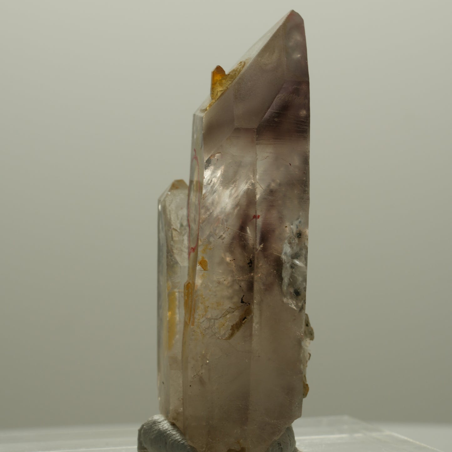 Enhydro Phantom Rauchquarz, große + viele kleine Blasen Goboboseb, Namibia 26*12*8mm #14094