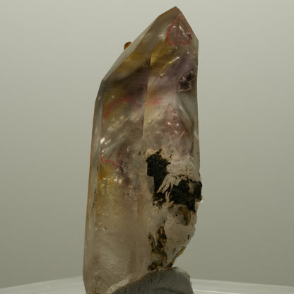 Enhydro Phantom Rauchquarz, große + viele kleine Blasen Goboboseb, Namibia 26*12*8mm #14094