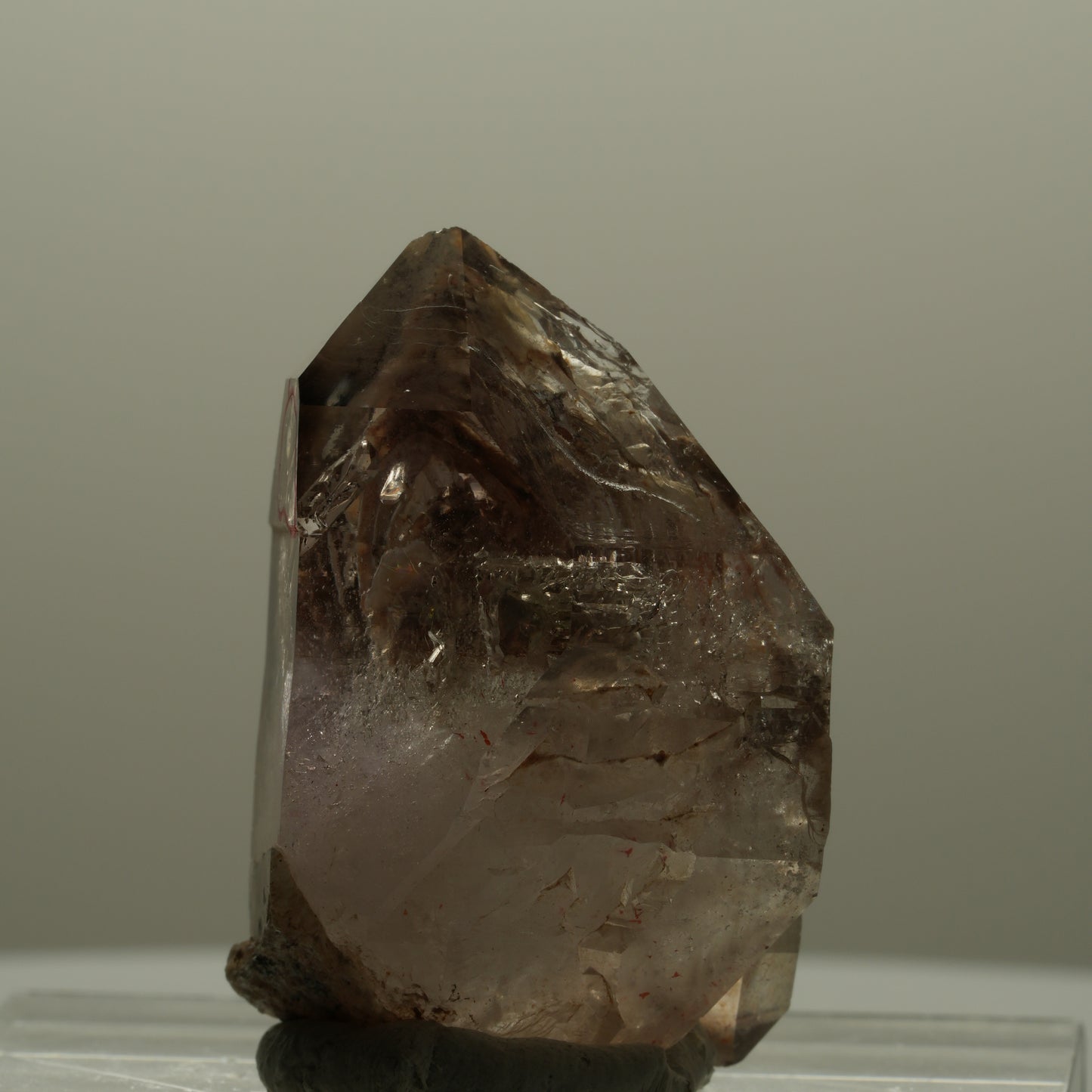Enhydro Skelett Fenster Phantom Amethyst DT, 1x Blase Goboboseb, Namibia 18*12*11mm #14095