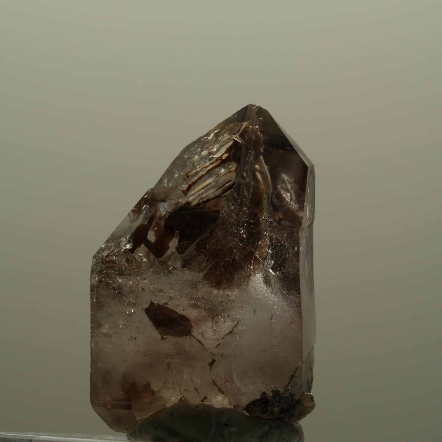 Enhydro Skelett Fenster Phantom Amethyst DT, 1x Blase Goboboseb, Namibia 18*12*11mm #14095