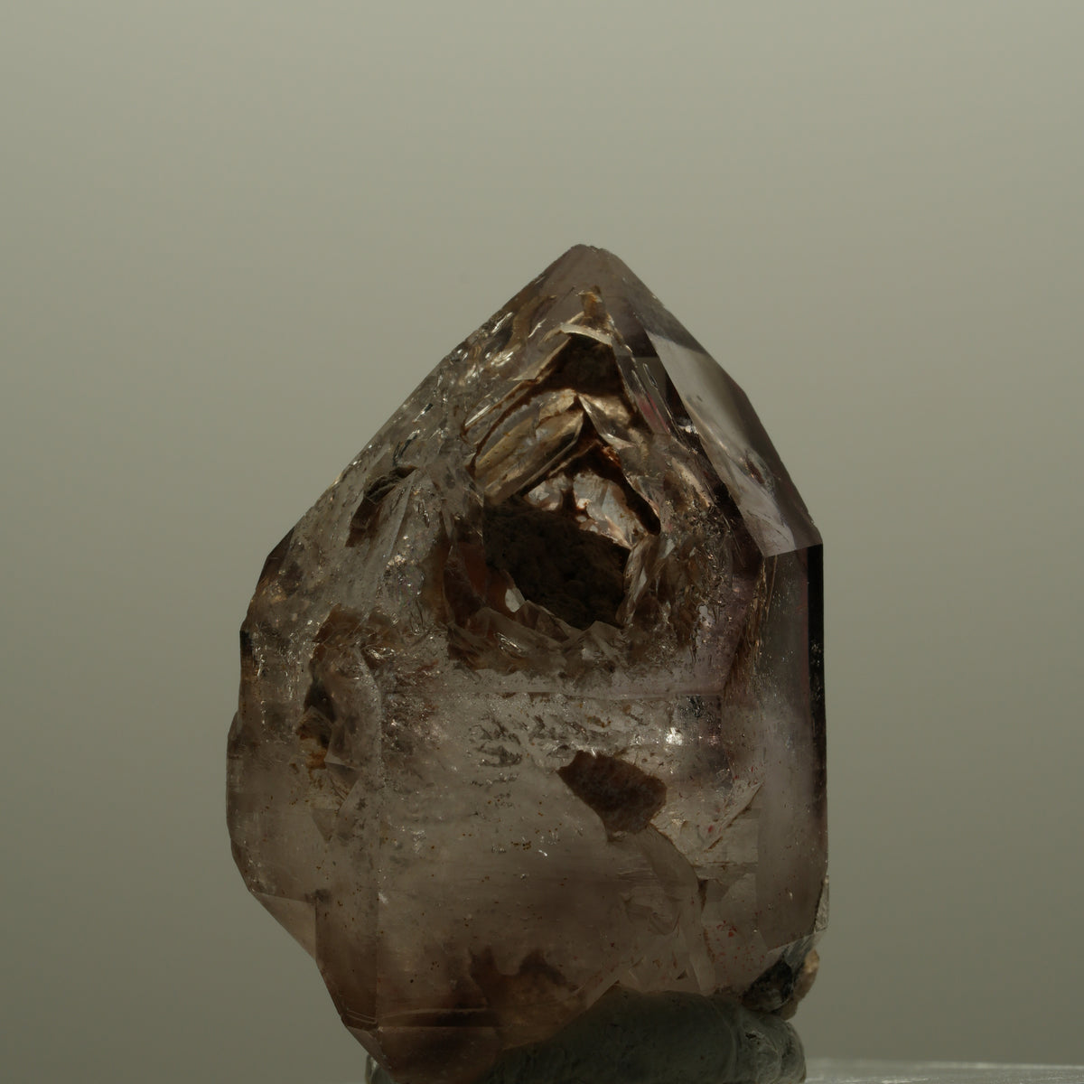 Enhydro Skelett Fenster Phantom Amethyst DT, 1x Blase Goboboseb, Namibia 18*12*11mm #14095