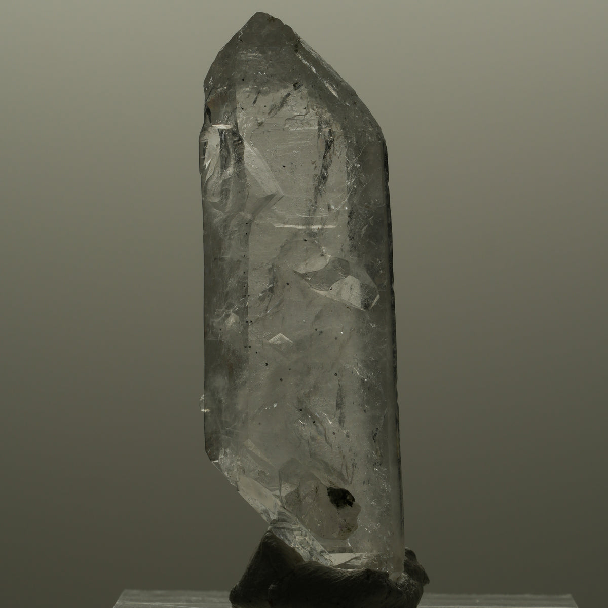 Skelett Phantom Rauchquarz Doppelender Spitzen Goboboseb, Namibia 31*10*8mm #14098