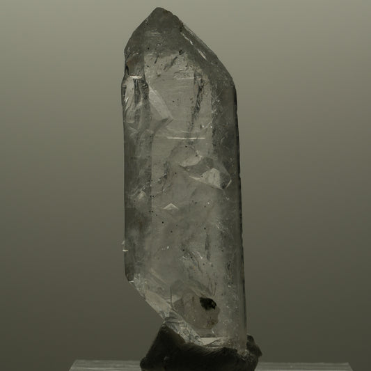 Skelett Phantom Rauchquarz Doppelender Spitzen Goboboseb, Namibia 31*10*8mm #14098
