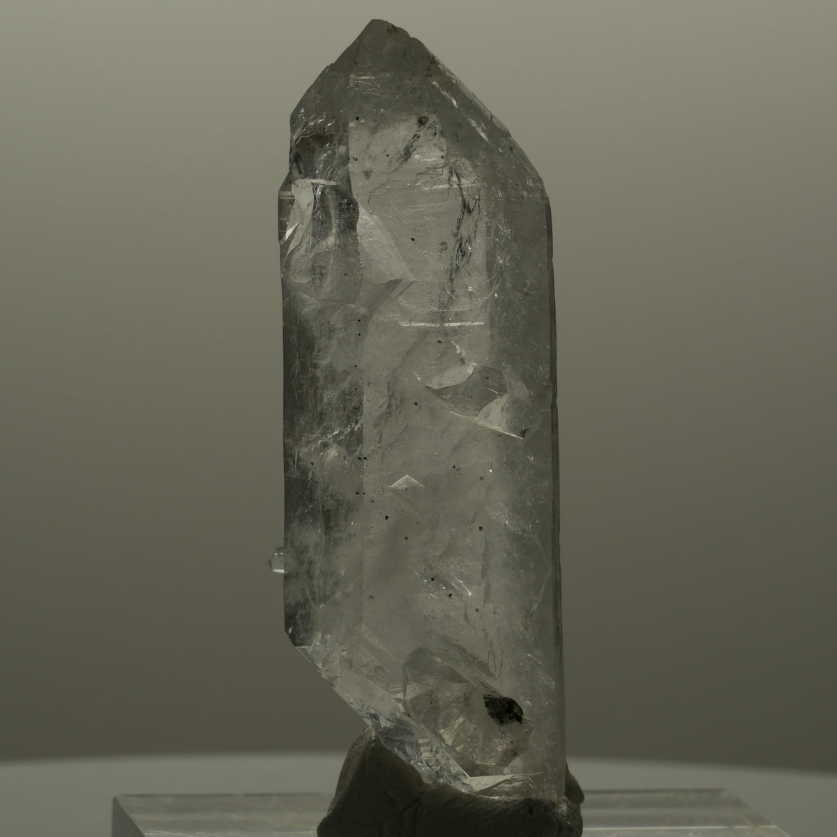 Skelett Phantom Rauchquarz Doppelender Spitzen Goboboseb, Namibia 31*10*8mm #14098