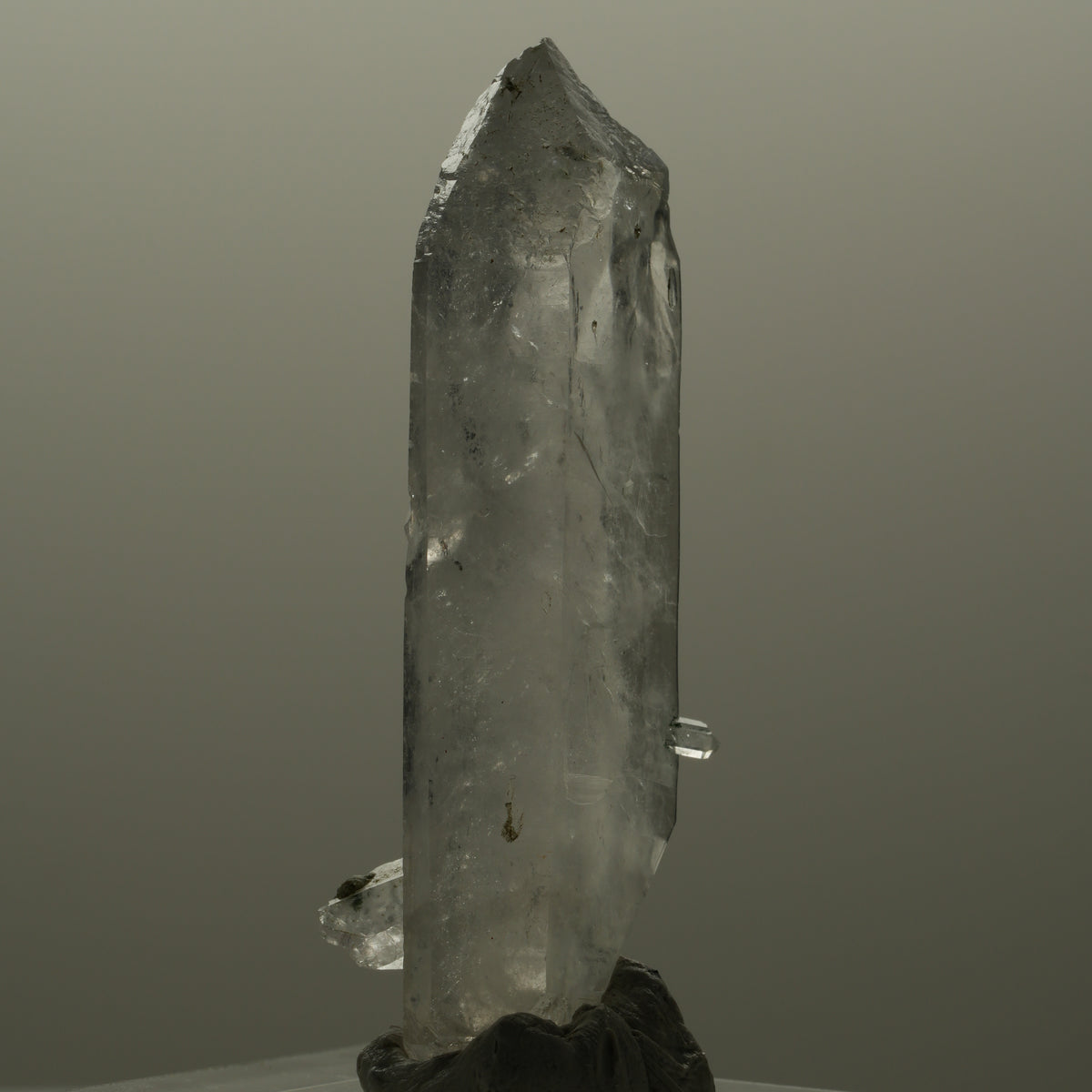 Skelett Phantom Rauchquarz Doppelender Spitzen Goboboseb, Namibia 31*10*8mm #14098