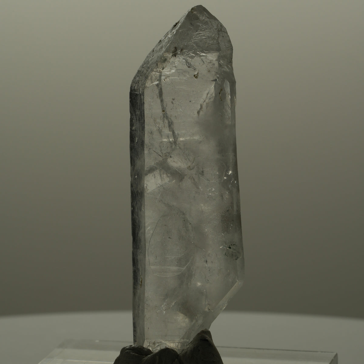 Skelett Phantom Rauchquarz Doppelender Spitzen Goboboseb, Namibia 31*10*8mm #14098