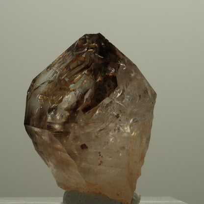 Enhydro Skelett Fenster Phantom Rauchquarz Zepter, 1x Blase Goboboseb, Namibia 42*30*29mm #14104