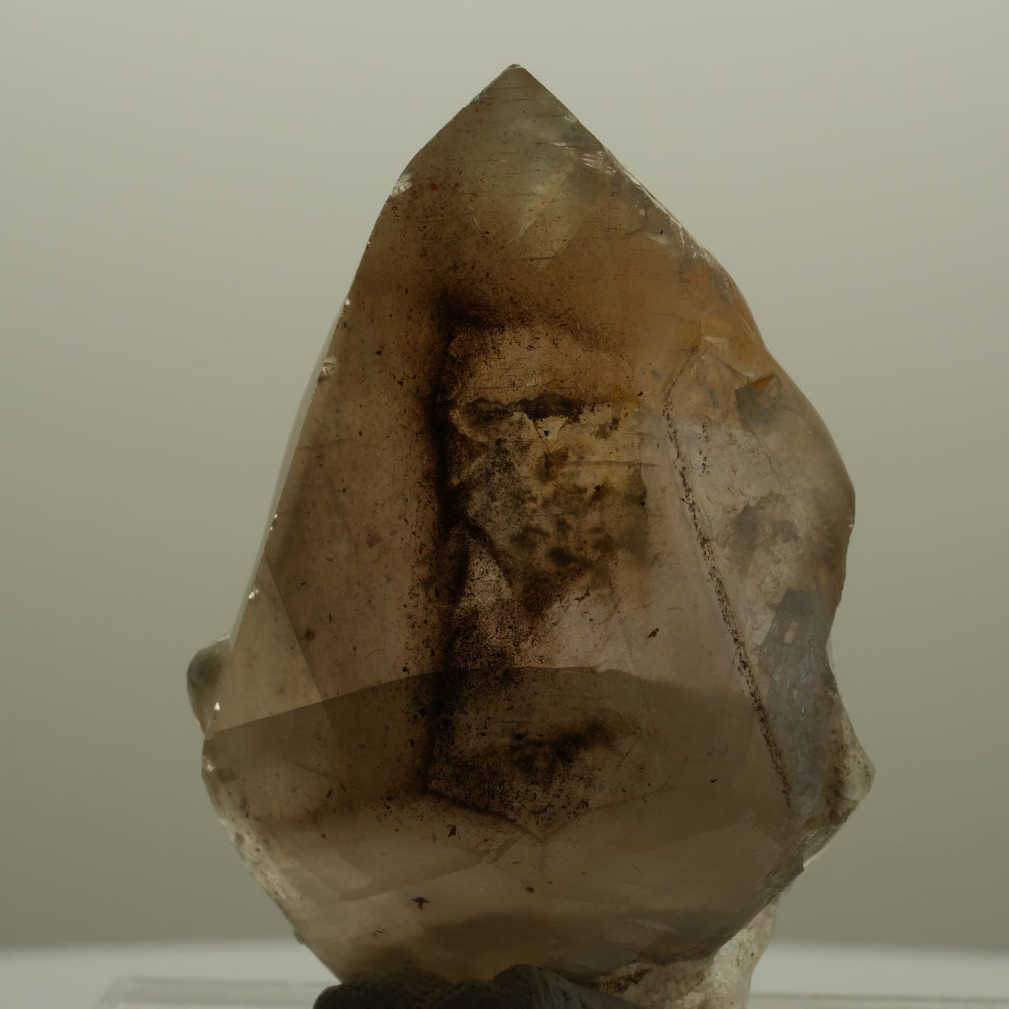Schöne Calcit Kristallspitze, braun gelb Erongo, Namibia 50*36*18mm #14106