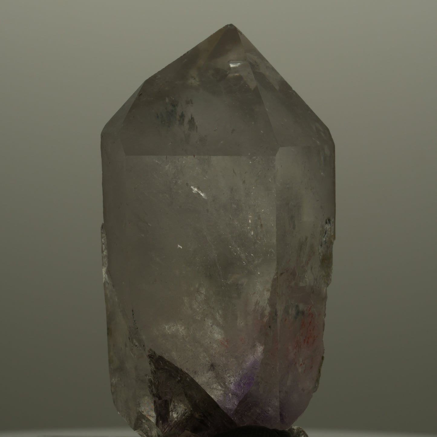 Harlekin Skelett Phantom Amethyst Spitze Streep Mine, Goboboseb, Namibia 57*29*24mm #14108