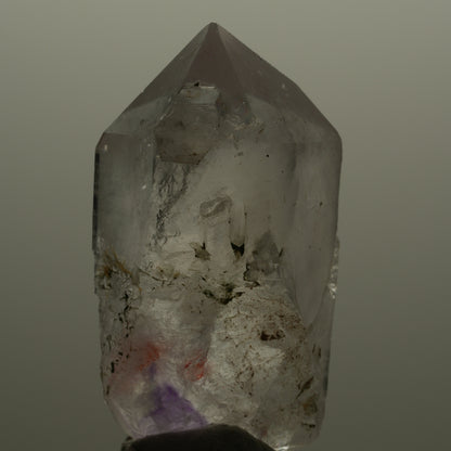 Harlekin Skelett Phantom Amethyst Spitze Streep Mine, Goboboseb, Namibia 57*29*24mm #14108