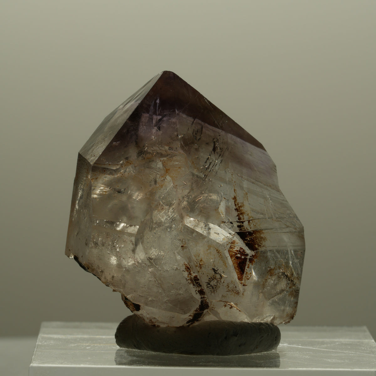 Seltene Skelett Phantom Amethyst Spitze Goboboseb, Namibia 37*32*23mm #14109
