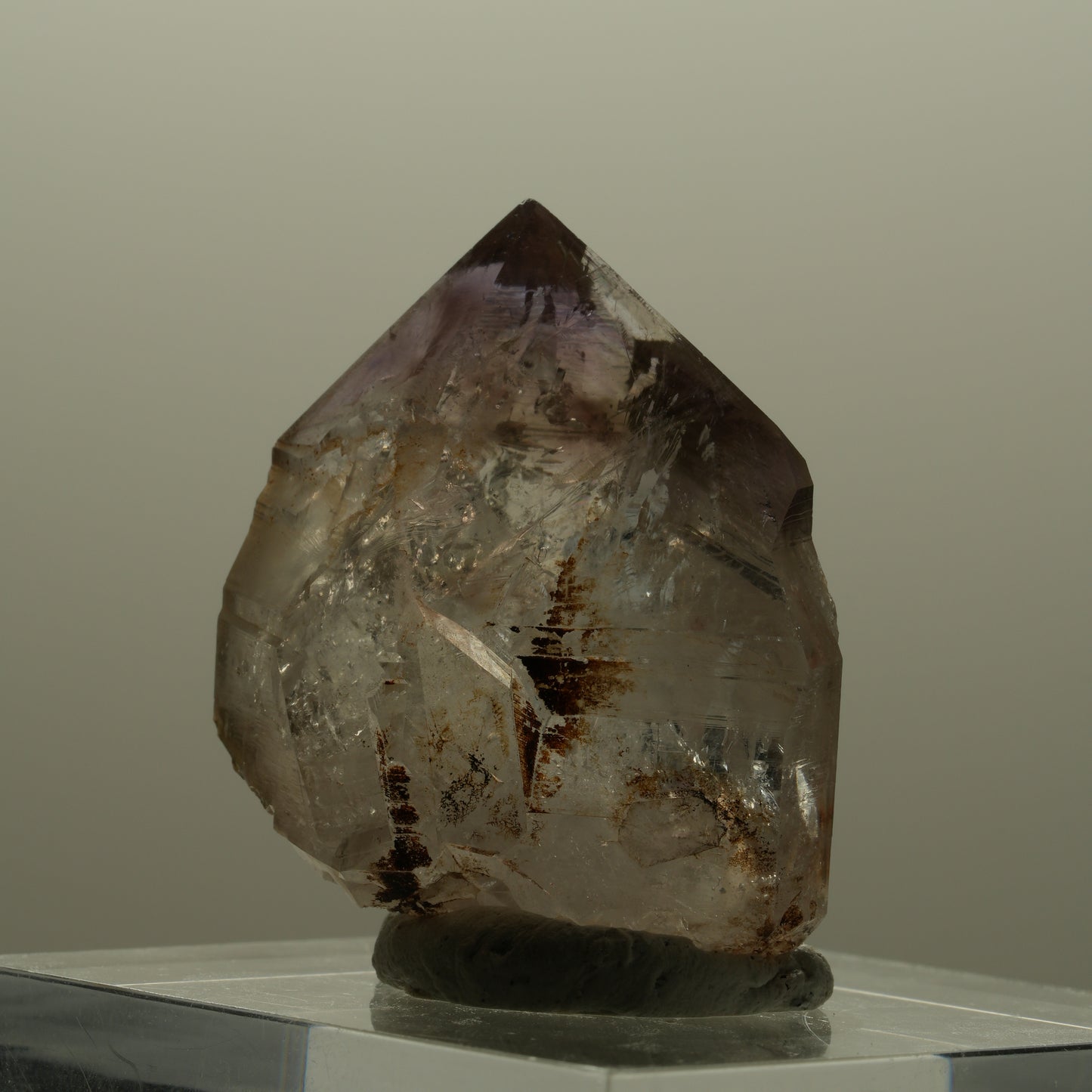 Seltene Skelett Phantom Amethyst Spitze Goboboseb, Namibia 37*32*23mm #14109