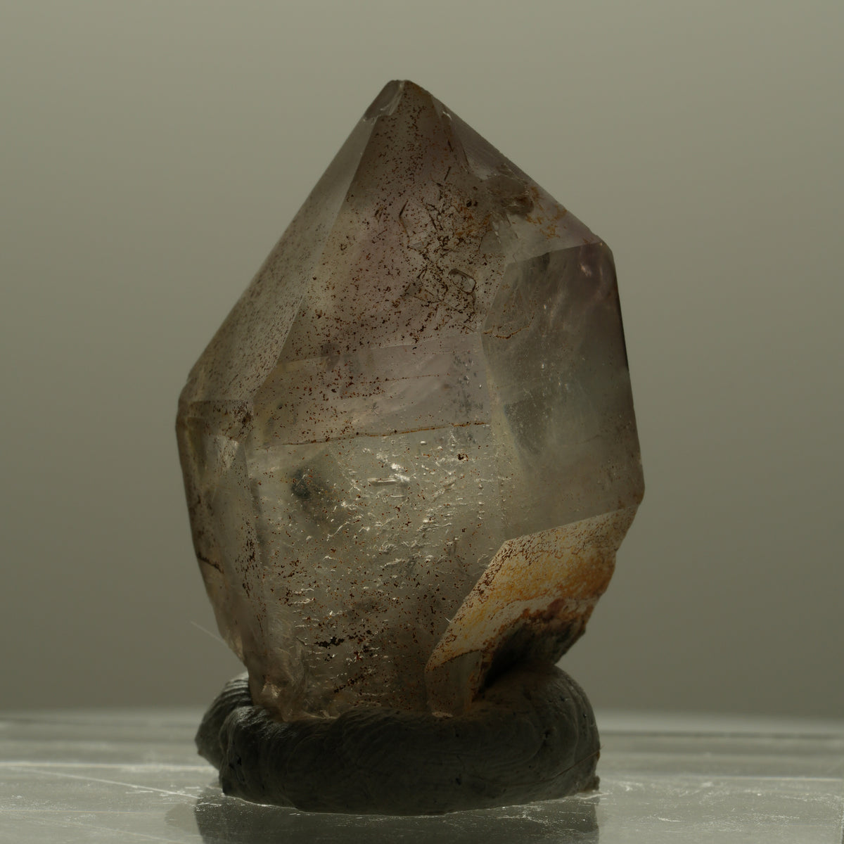 Seltene Phantom Rauchquarz Skelett Zepter Spitze Goboboseb, Namibia 38*23*22mm #14110