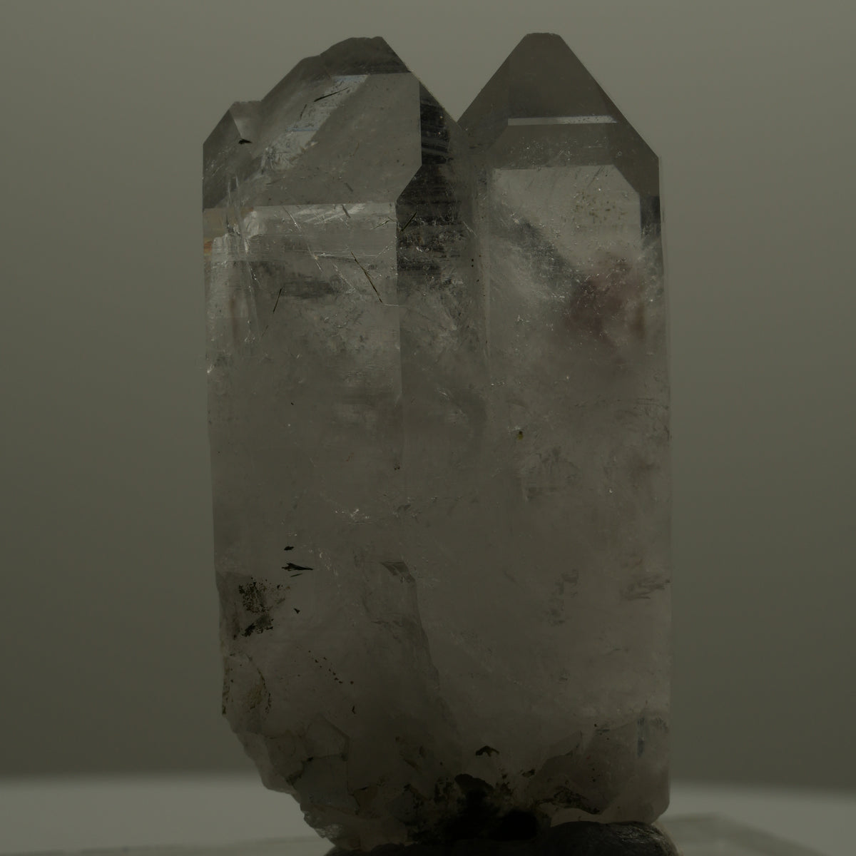 Harlekin Phantom Skelett Rauchquarz Spitzen Streep Mine, Goboboseb, Namibia 45*29*24mm #14111