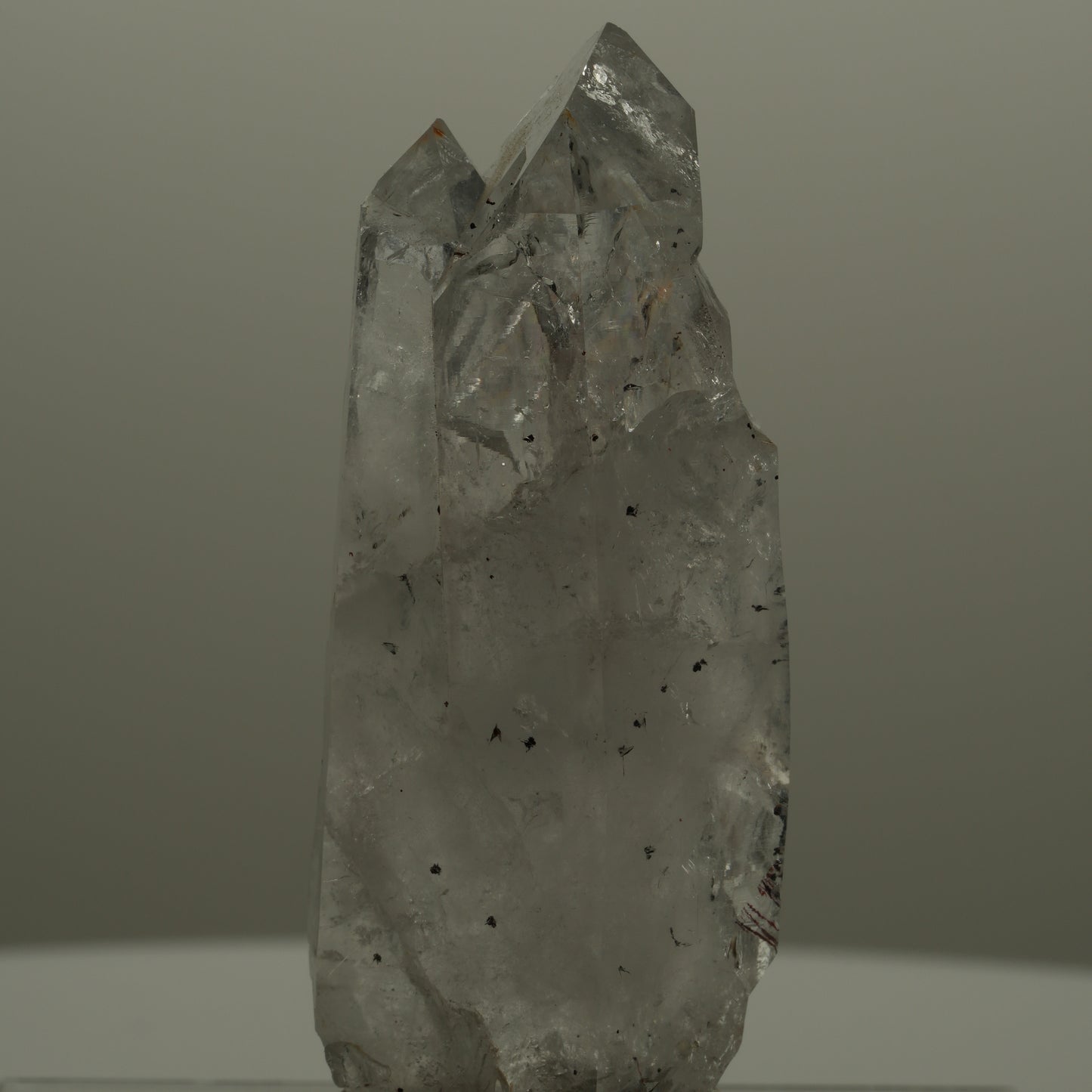 Harlekin Skelett Rauchquarz Spitze Streep Mine, Goboboseb, Namibia 54*21*14mm #14112