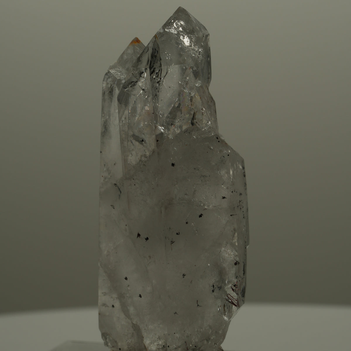 Harlekin Skelett Rauchquarz Spitze Streep Mine, Goboboseb, Namibia 54*21*14mm #14112