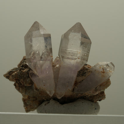 Klare Skelett Phantom Amethyst Zepter auf Matrix Goboboseb, Namibia 39*29*27mm #14114