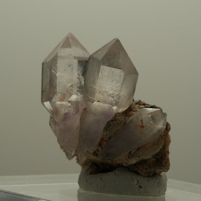 Klare Skelett Phantom Amethyst Zepter auf Matrix Goboboseb, Namibia 39*29*27mm #14114