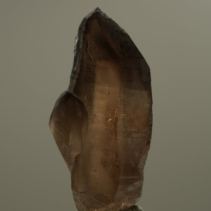 Skelett Rauchquarz Kristall Spitze mit Hyalit Opal Erongo, Namibia 47*20*13mm #14116